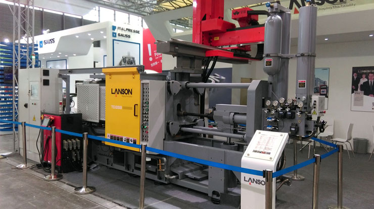 lanson die casting machine in exhibition lanson die casting machine in exhibition